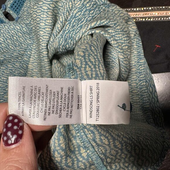 Toad&Co Womens Long Sleeve Windsong Shirt - Whimsy Bohemian Granny Core Shirt - Picture 9 of 10